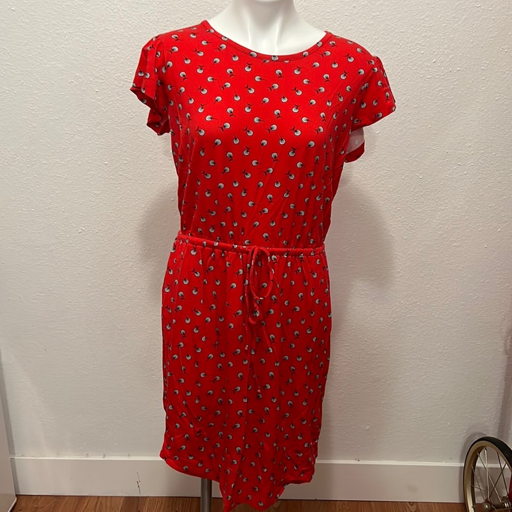 A.n.a Fannie Print Dress Sz M